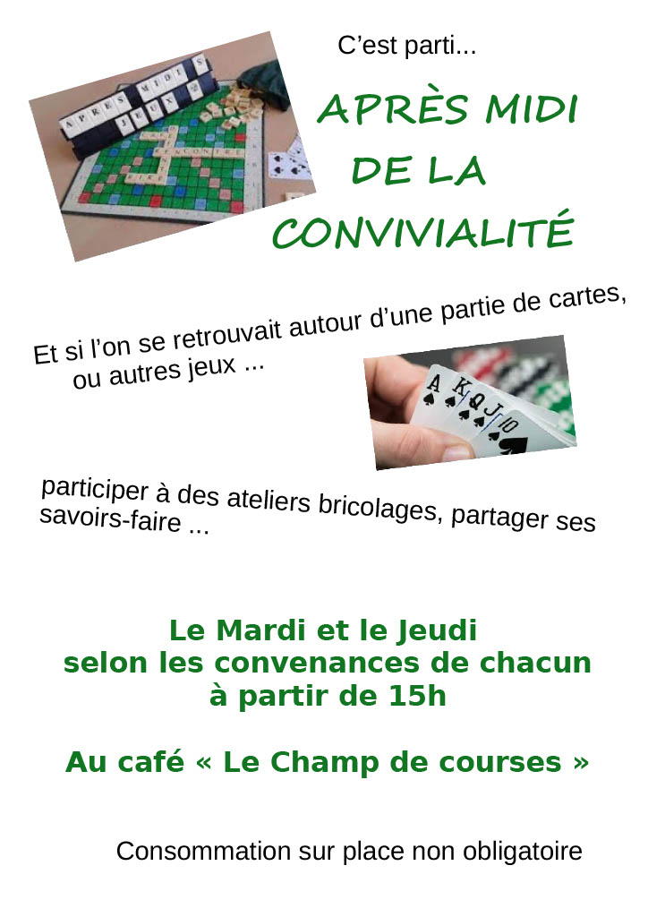 Aprés-midi de la convivialité