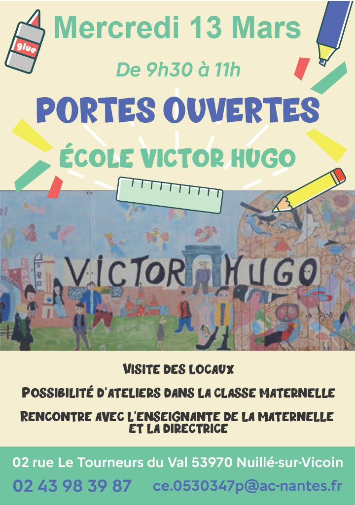Portes ouvertes de l'école Victor Hugo