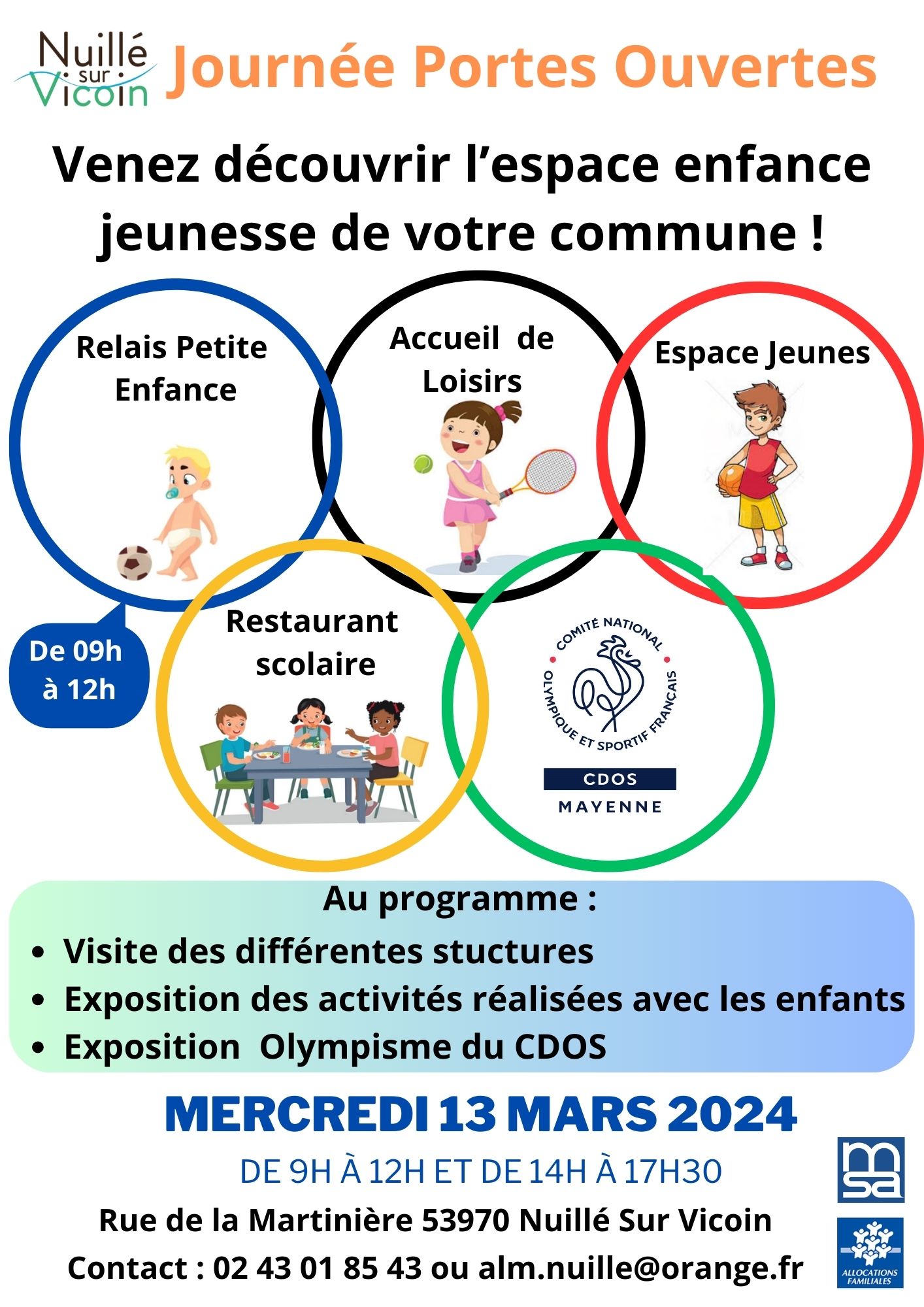 Portes ouvertes de l'espace enfance jeunesse