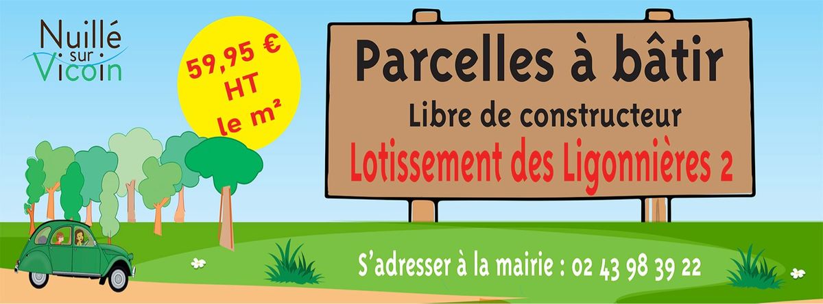 Terrains à vendre Lotissement des Ligonnières 