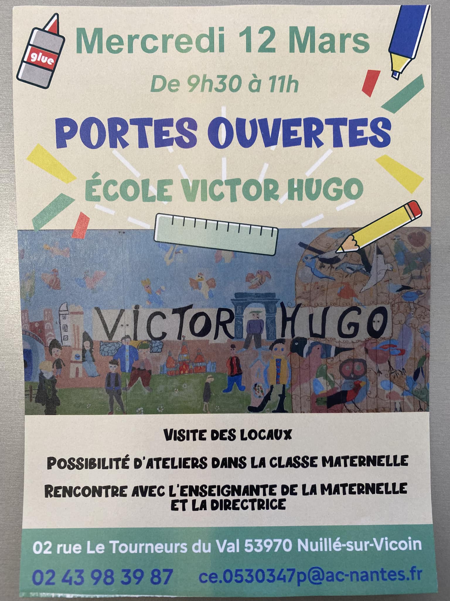 Portes ouvertes école Victor Hugo