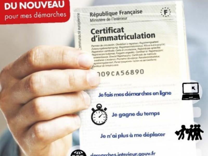 Affiche carte grise