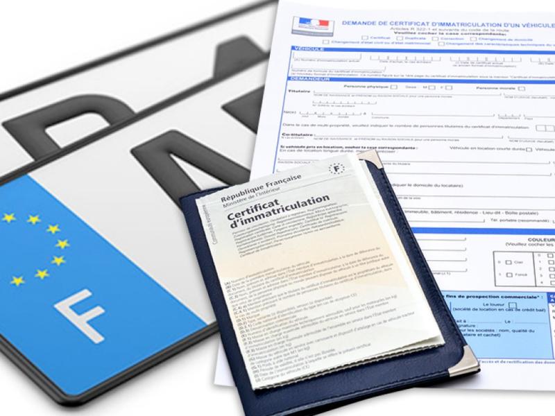 Carte grise - Certificat d'Immatriculation