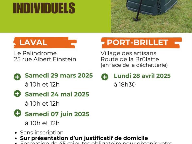 Distribution gratuite de composteurs