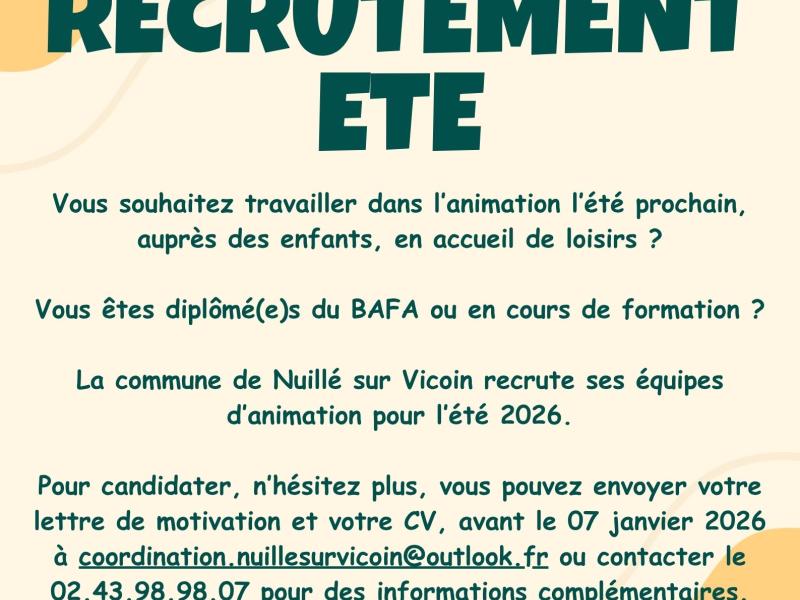 Recrutement 