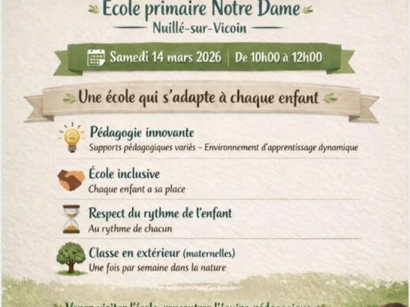 Portes Ouvertes école Notre Dame