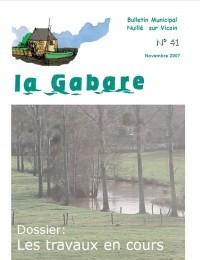 LA GABARE NOVEMBRE 2007
