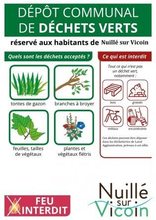 Affiche Collecte des déchets verts