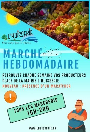 Affiche marché hebdomadaire